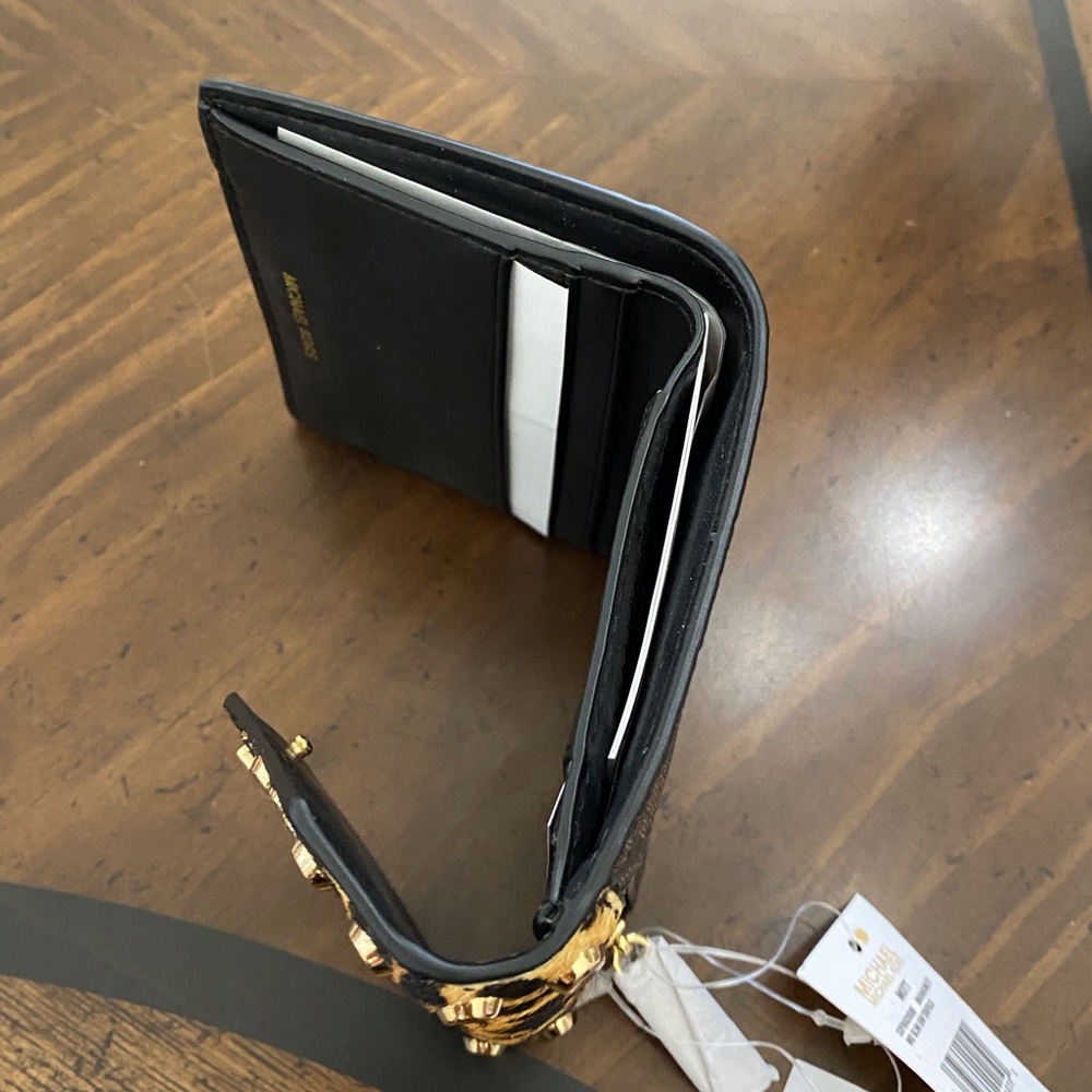 NEW MICHAEL KORS MOTT BROWN MULTI MD SLIM ENV TRIFOLD 20 pieces - Picture 7 of 9